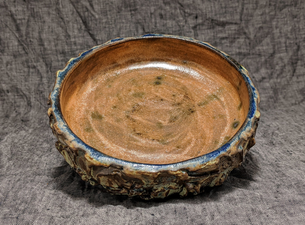 Stoneware Bowl,Contemporary Ceramics,Incised and Stretched Clay,Ceramic Bowl,Rustic Decor, Wabisabi Ceramics,Wabisabi,Footed Bowl,Functional Ceramics,Inspired by Nature,Oxides,Brute Ceramics, Sculptural Ceramics,Balance,Hudson Valley Ceramics,Gregory Arnett Studios,Nature Inspired Design,Home Decor,Bas Relief Texture,Sculptural Texture,Handmade,OOAK,One of a Kind